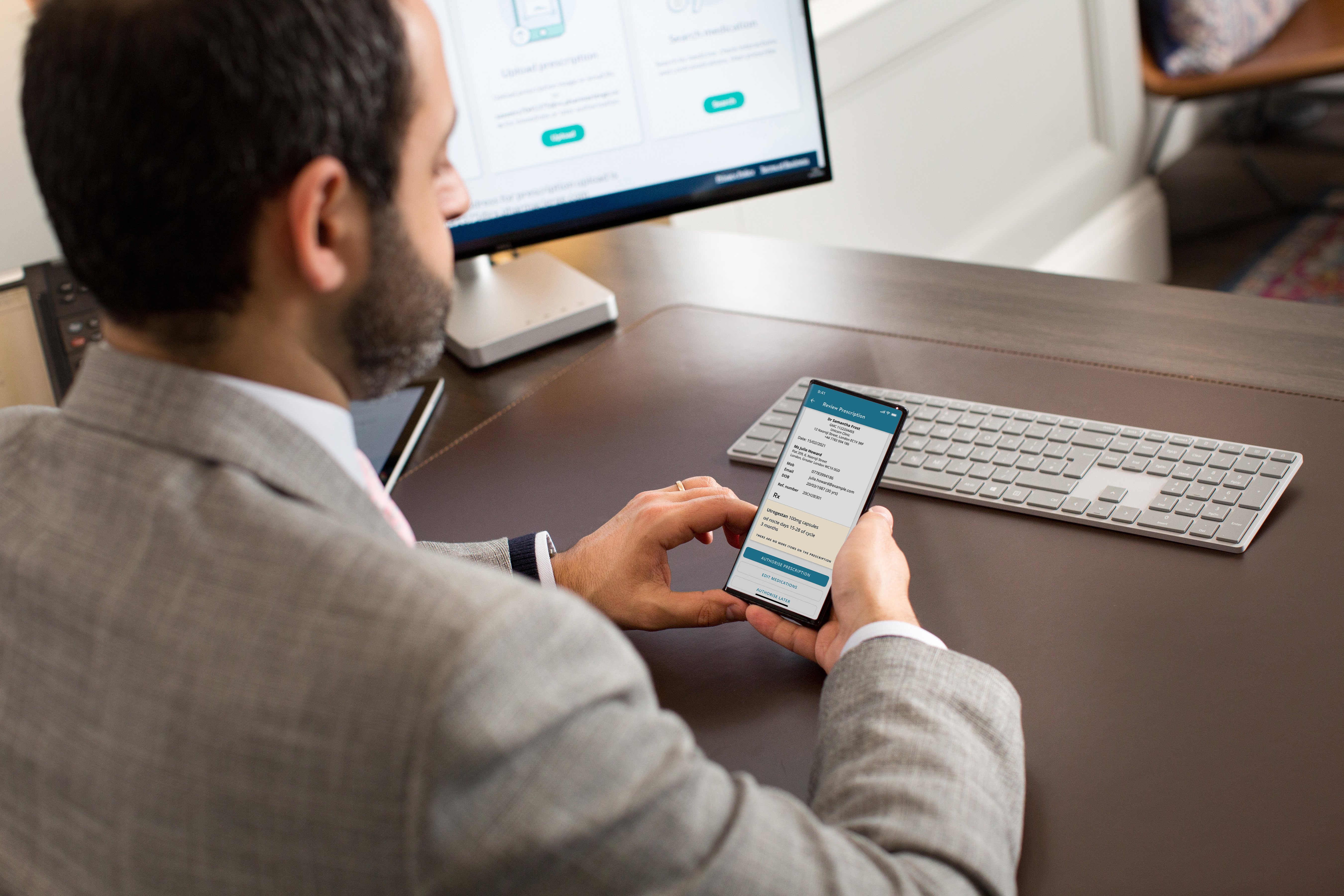 Pharmacierge-DrMartinSaweirs-LWP-review prescription screen