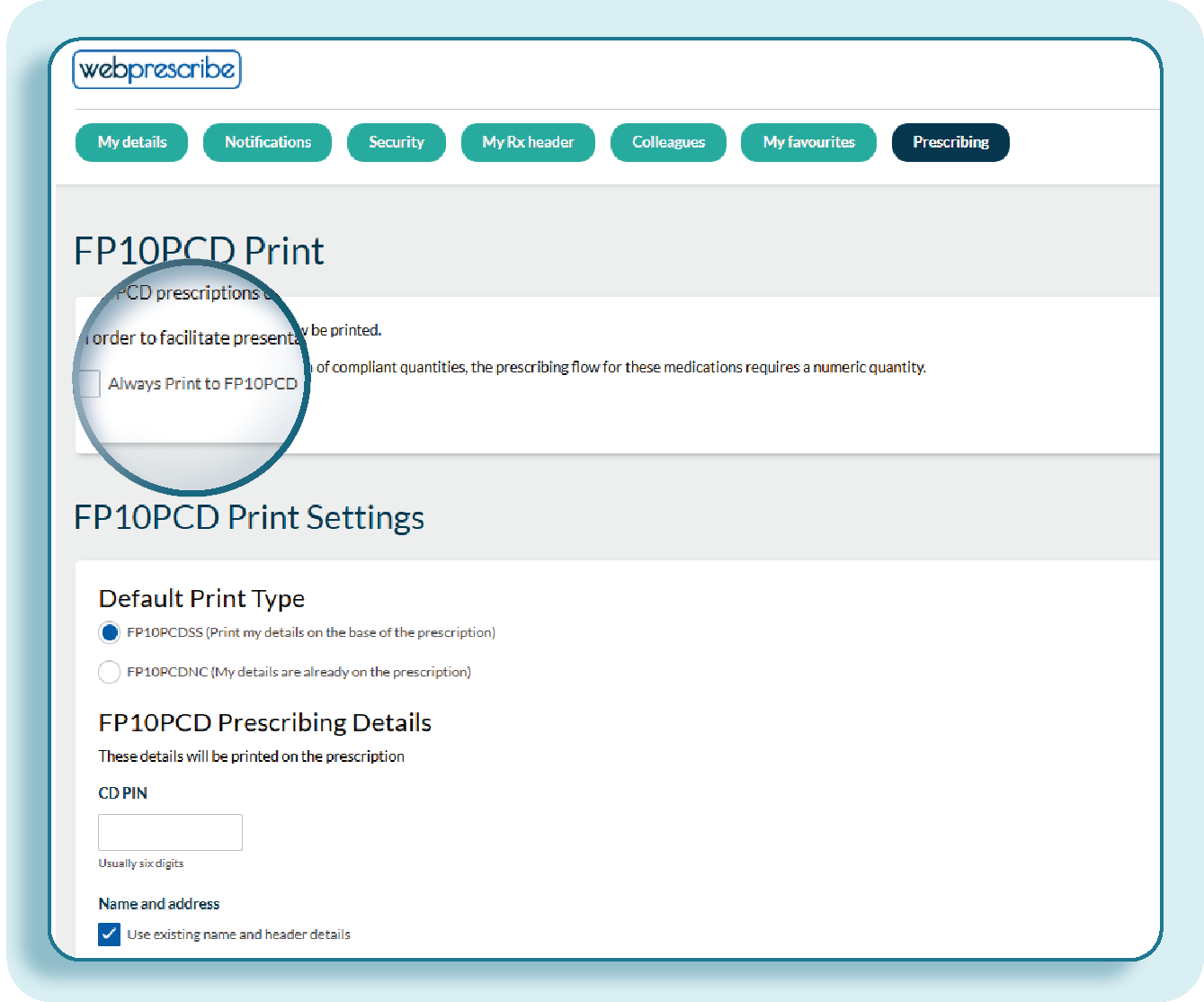 Printing Controlled Drug Prescriptions